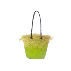 Baby Ombré Basket with Frayed border