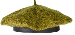 Beret hat tweed fabric