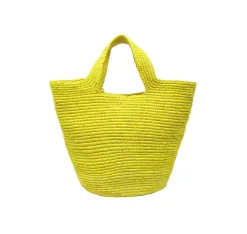 “Bolso Playero” Soft Woven Straw Carryall