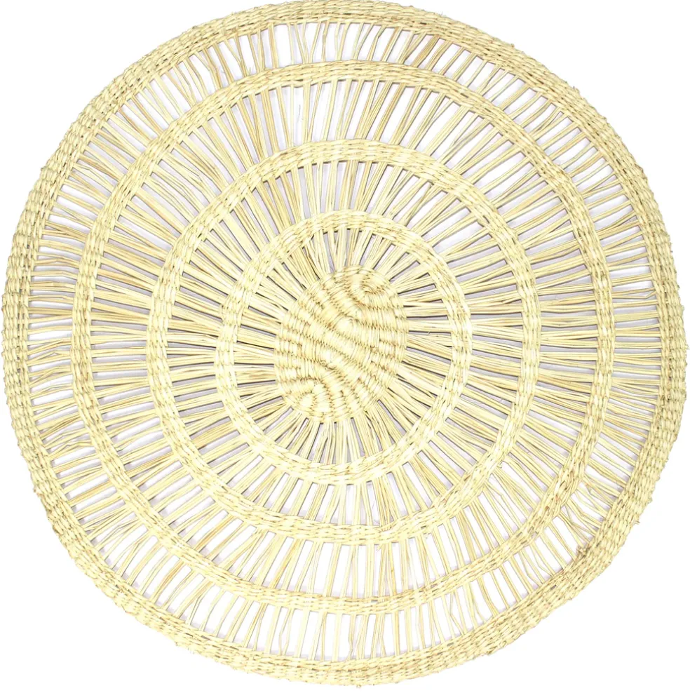 Calado multicolor Round Placemat (Set of 2 Units)