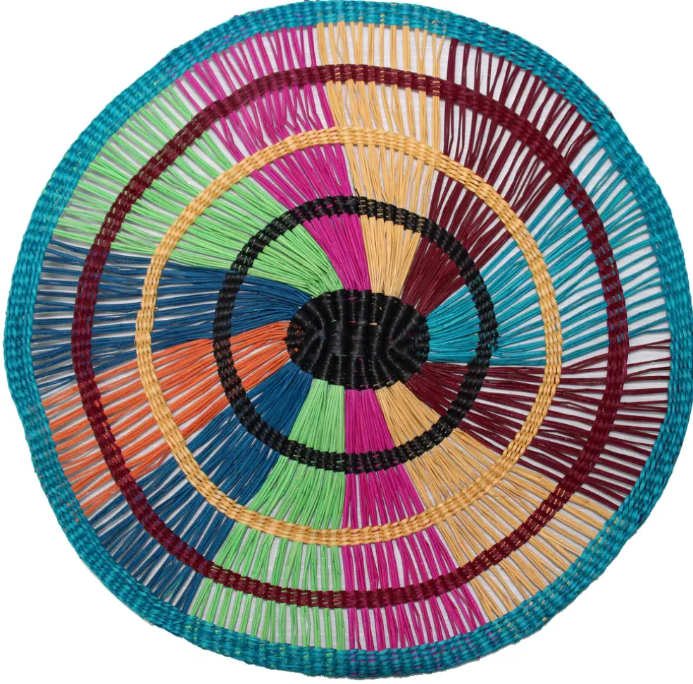 Calado multicolor Round Placemat (Set of 2 Units)
