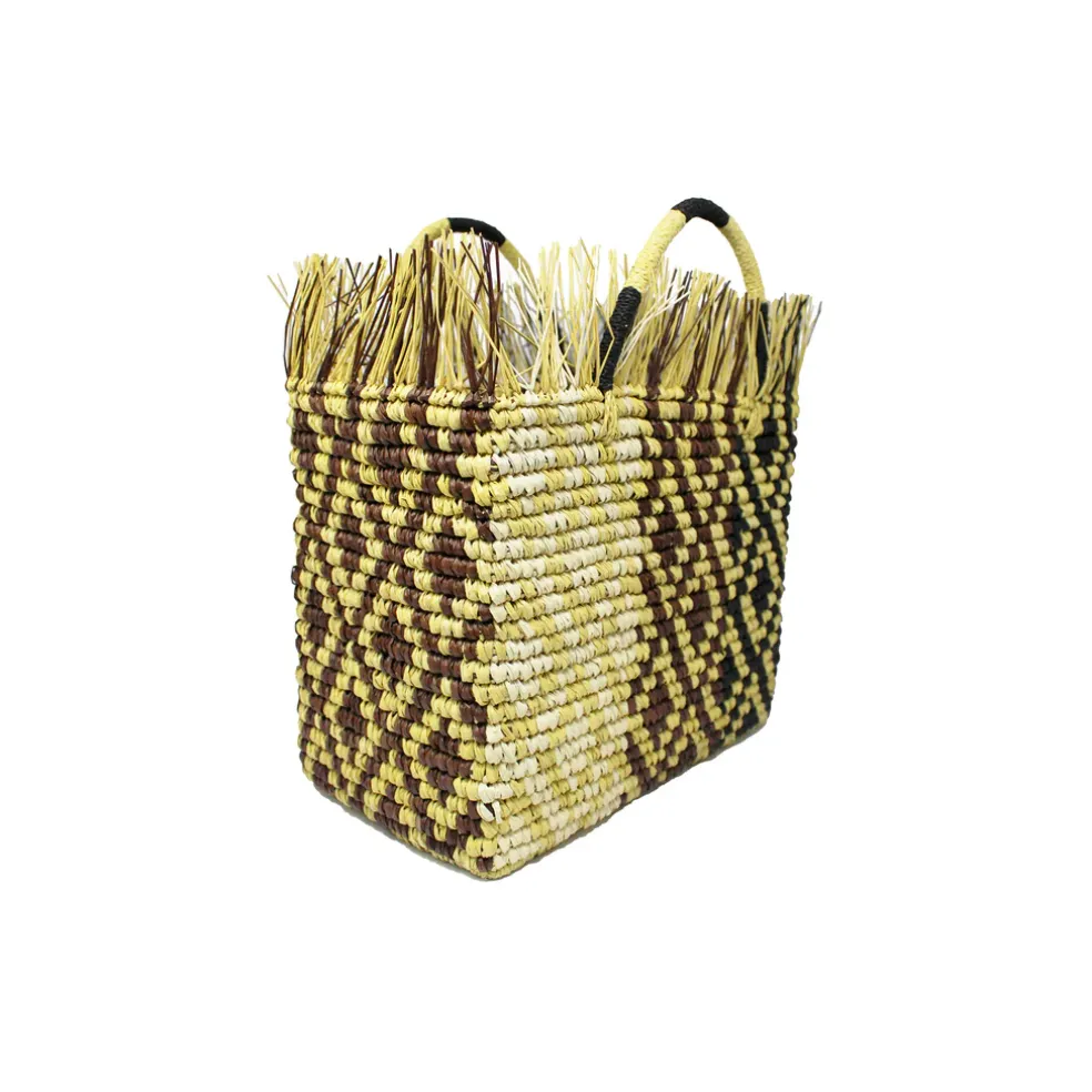 Canasta Mexicana Maxi Frayed Top