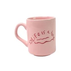 Ceramic Mug “Life is a Beach” (Set of 4)