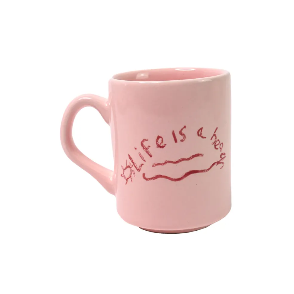 Ceramic Mug “Life is a Beach” (Set of 4)