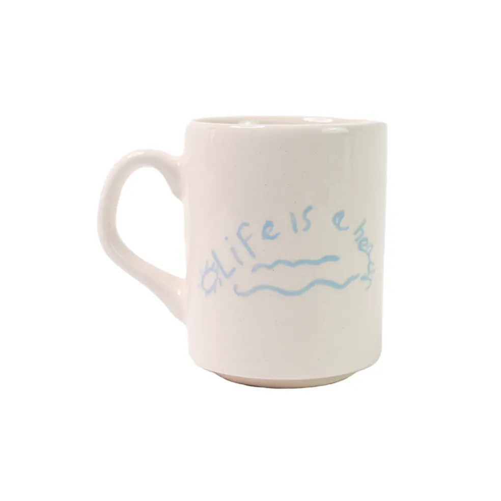 Ceramic Mug “Life is a Beach” (Set of 4)