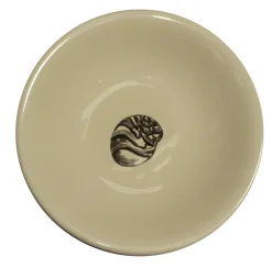 Ceramic Tea Cup & Tea Plate “Conchas de la Isla Cream” (Set of 4)