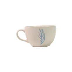 Ceramic Tea Cup & Tea Plate "Corales de la Isla" (Set of 4)