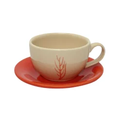 Ceramic Tea Cup & Tea Plate