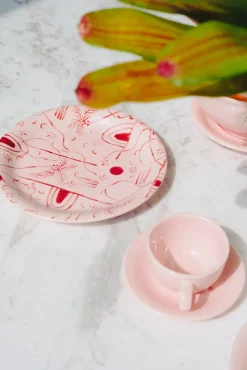 Ceramic Tea Cup & Tea Plate