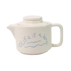 Ceramic Teapot “Life is a Beach” (Set of 2)
