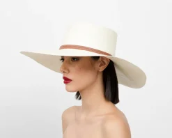 Cordovan Hat Extra Long Brim