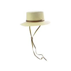 Cordovan Hat with Leather