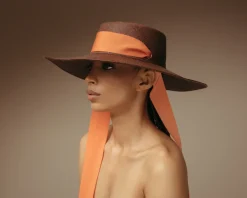 Cordovan Long Brim with Medium band