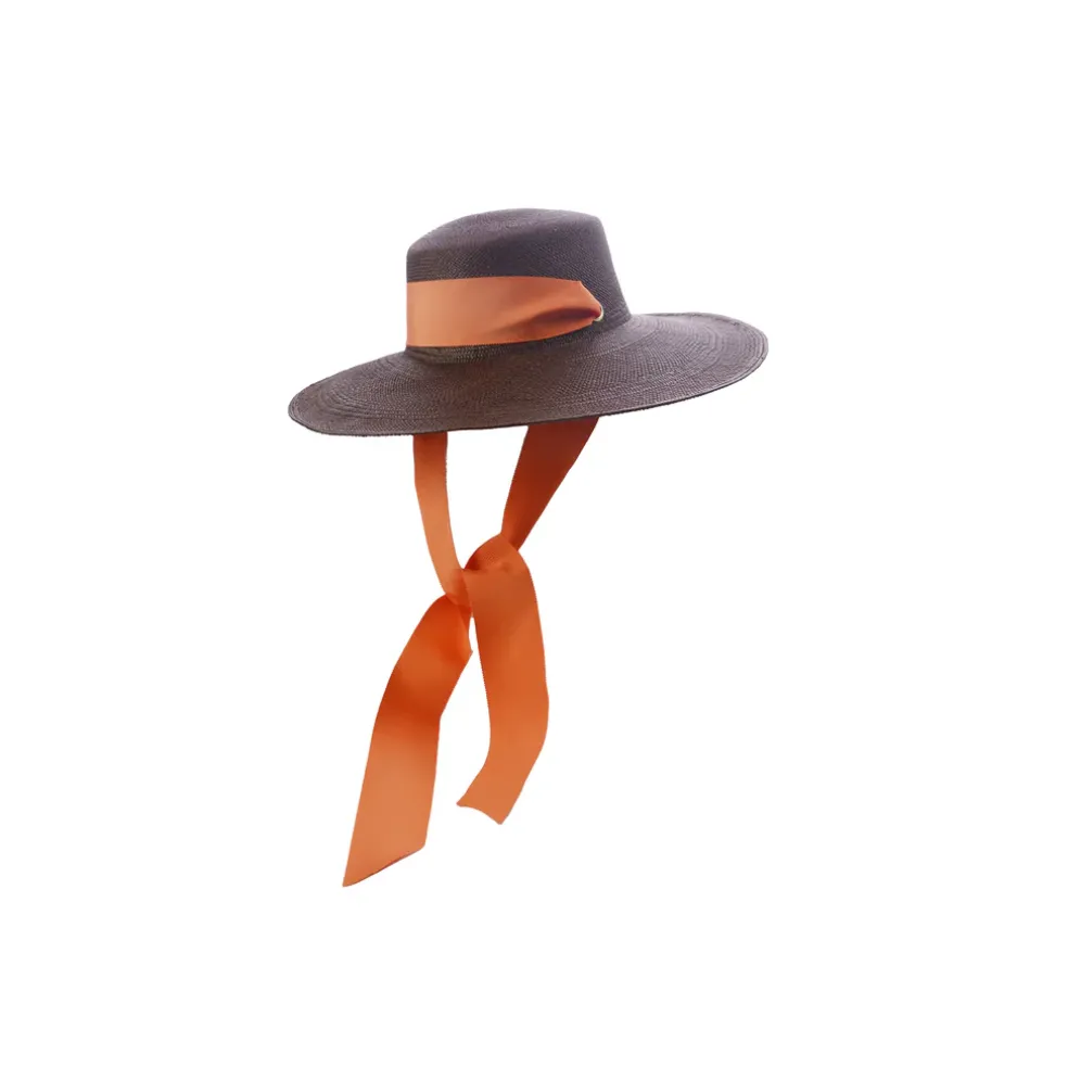 Cordovan Long Brim with Medium band