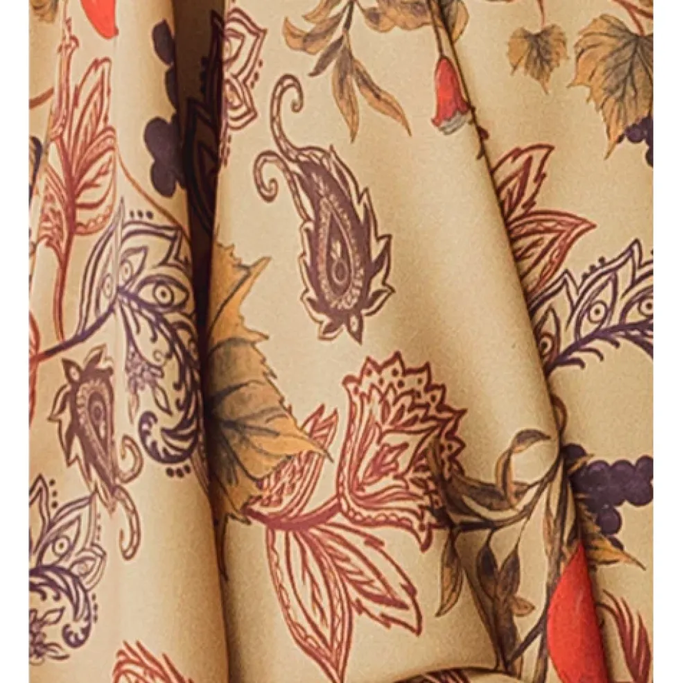 Crew neck elsaticed maxi dress