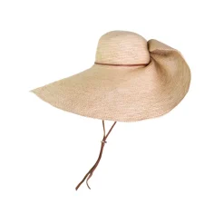 Crochet Glamour Panama Hat with Leather Band