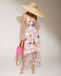 Cut Out Halter Maxi Dress