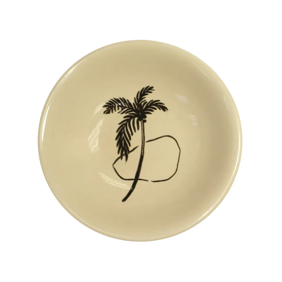 Deep Dish “Trazos Sicilia Black” (Set of 4)