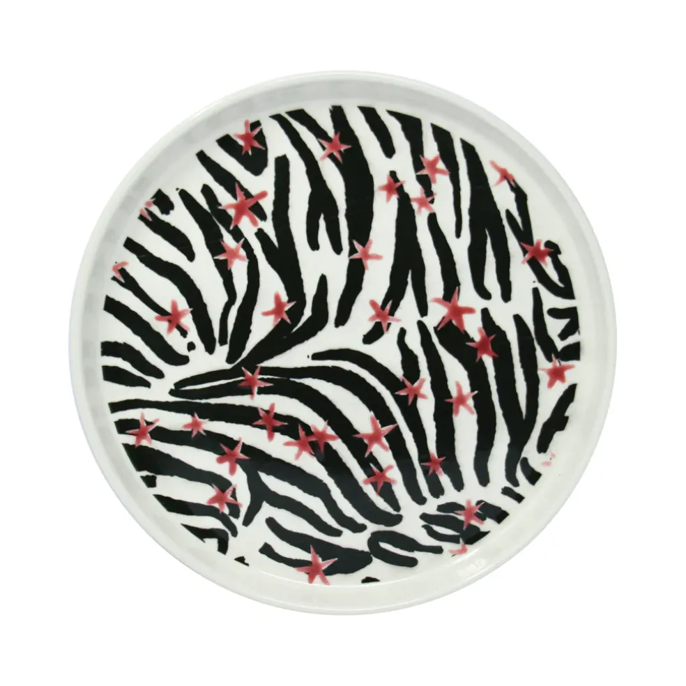 Dessert Dish “Estrellas y Zebra”