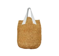 “El viajero” Soft And Flexible Woven Straw Bag