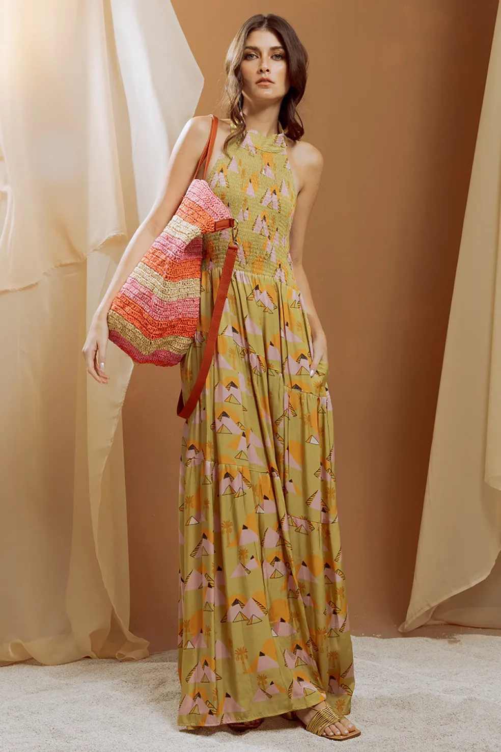 Elasticized Bodice Dress