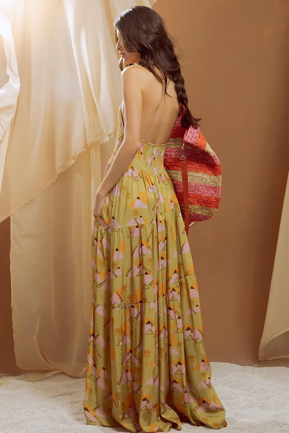 Elasticized Bodice Dress