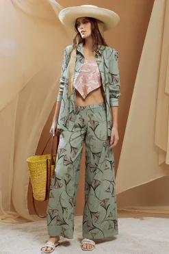 Elasticized Low Waist Pants