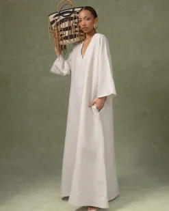 Embroidered Maxi Kaftan