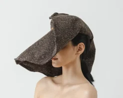 Flexible Lady Ibiza hat in tweed fabric