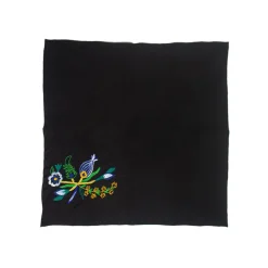 Flor Arabe Hand Embroidered Linen Napkin (Set of 4)