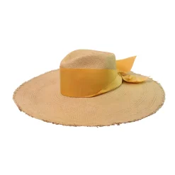 Frayed Aguacate Hat Extra Long Brim