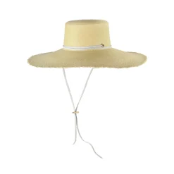Frayed Cordovan Extra Long Brim Hat