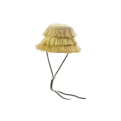 Frayed Lamp Shade Crochet hat