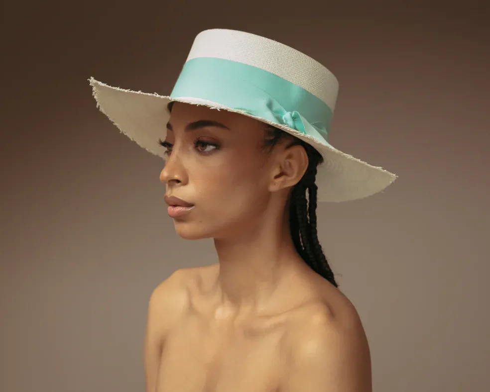 Frayed Long brim Cordovan with band