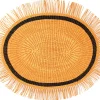 Frayed Oval Placemat (Set of 4 units)