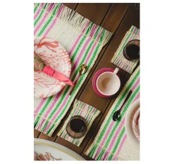 Frayed Rectangular Placemat (Set of 2)