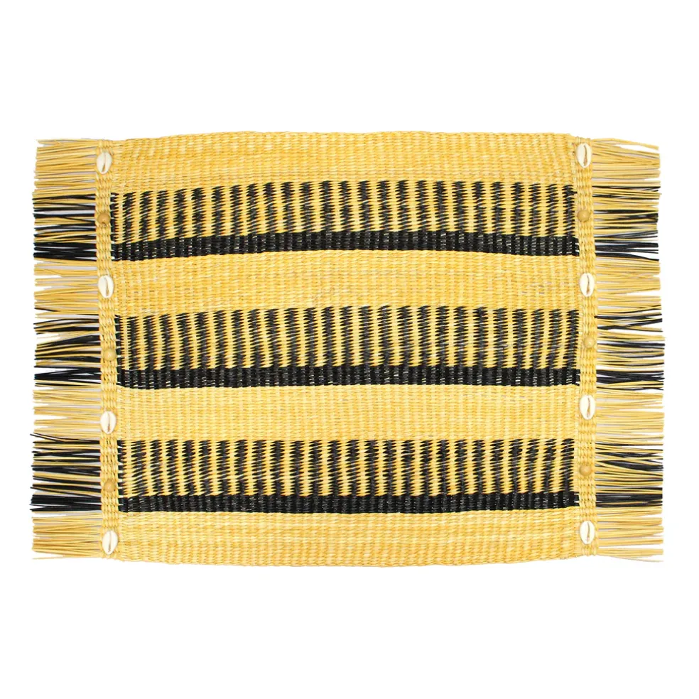 Frayed Rectangular Placemat (Set of 2 units)