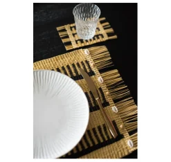 Frayed Rectangular Placemat (Set of 2 units)