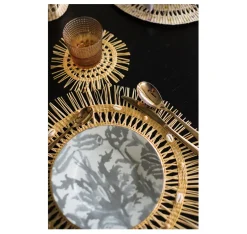 Frayed Round Coaster (Set of 4 units)