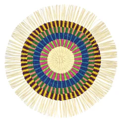 Frayed Round Placemat (Set of 2 units)