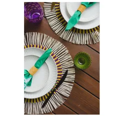 Frayed Round Placemat (Set of 2 units)