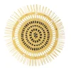 Frayed Round Placemat (Set of 2 units)