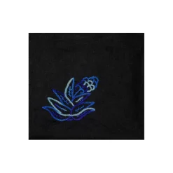 Hand embroidered linen napkins (Set of 4 Units)
