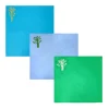 Hand embroidered linen napkin (Set of 4 Units)