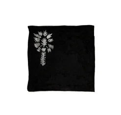 Hand embroidered linen napkin (Set of 4 Units)