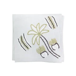 Hand Embroidered Linen Napkin (Set of 4)
