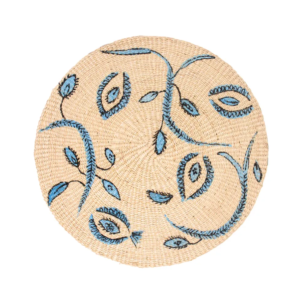 Hojas Round Placemat (Set of 2)
