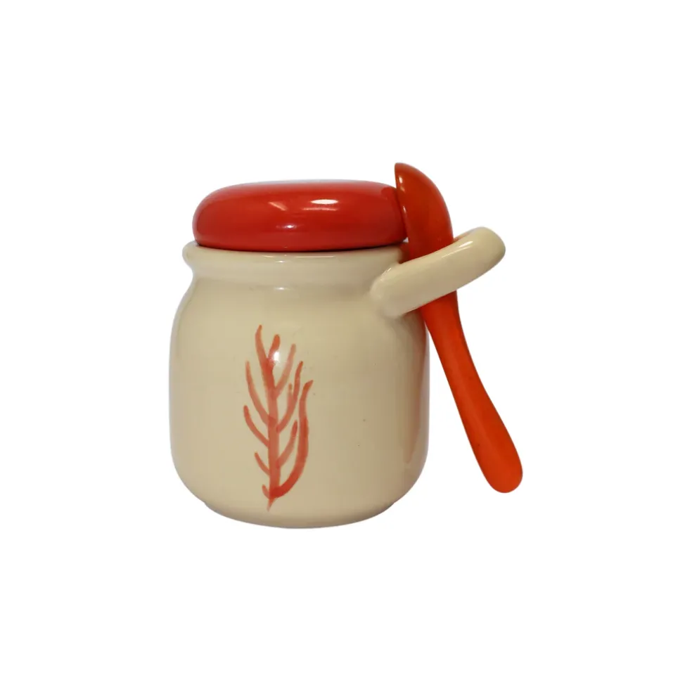 Jar & Spoon "Corales de la Isla" (Set of 2)
