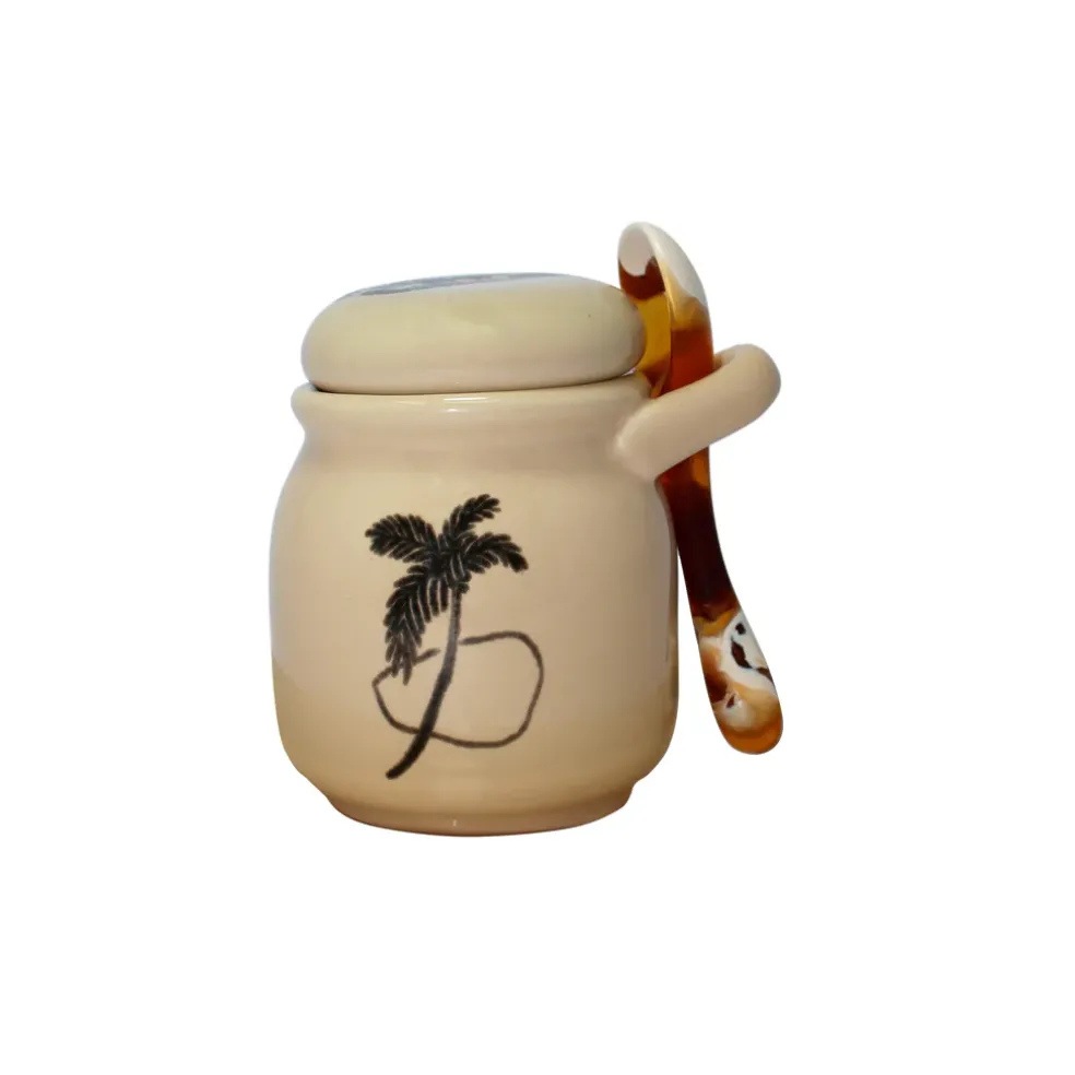 Jar & Spoon "Trazos Sicilia" (Set of 2)