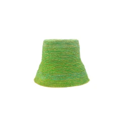 Lamp shade Crochet hat with Metallic Thread
